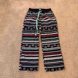 Cute patterned pajama pants!